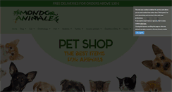 Desktop Screenshot of negoziomondoanimale.com